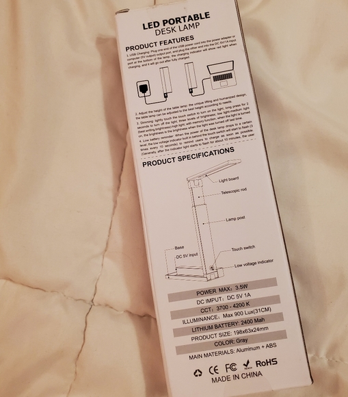 RoHS LED Portable Desk Lamp - Picture 9 of 11